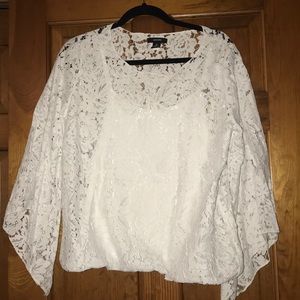 Alfani size medium lace top..